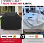 Unicook 52 Inch Grill Cover for Weber Spirit 200 and 300 Series, Gas BBQ Cover for Outdoor Grill, Heavy Duty Waterproof Fade Resistant, Compared to Weber 7106 - Image 5