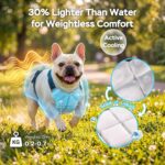 Cooling Vest, 30% Lighter Than Water Vests, Dry-Chill Lightweight Physical Gear (Prevents Over-Chilling), Adjustable Stretch Cords, dog cooling vest for Indoor Outdoor, Hot Weather, summer use(L) - Image 3