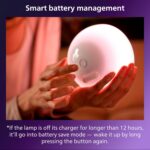 Philips Hue Go Smart Portable Dimmable Table Lamp, White - White and Color Ambiance LED Color-Changing Light - 1 Pack - Indoor and Outdoor Use - Control with Hue App or Voice Assistant - Image 6