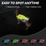 VIVAGLORY Sports Style Dog Life Vest, Dog Life Jacket for Swimming & Boating, Ripstop & Buoyancy for Puppy Doggy, Lifejacket with Handle, XL, Bright Yellow - Image 6