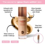 MCoBeauty Flawless Glow Luminous Skin Filter - 4 Medium - 4-in-1 Primer, Highlighter & Foundation Booster - Dewy Illuminating Tint Face Makeup with Squalane Vitamin E - Vegan & Cruelty Free - Image 4