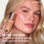 MCoBeauty Flawless Glow Luminous Skin Filter - 4 Medium - 4-in-1 Primer, Highlighter & Foundation Booster - Dewy Illuminating Tint Face Makeup with Squalane Vitamin E - Vegan & Cruelty Free - Image 5