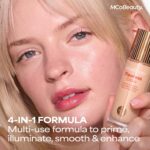 MCoBeauty Flawless Glow Luminous Skin Filter - 4 Medium - 4-in-1 Primer, Highlighter & Foundation Booster - Dewy Illuminating Tint Face Makeup with Squalane Vitamin E - Vegan & Cruelty Free - Image 7