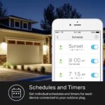 Kasa Apple HomeKit Outdoor Smart Plug, 2 Sockets, IP64 Weather Resistance for Outdoor String Lights, Compatible with Siri, Alexa & Google Home, Long Wi-Fi Range, 2.4G Wi-Fi Only, ETL Certified (EP40A) - Image 8