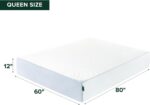 Zinus 12 Inch Green Tea Cooling Memory Foam Mattress [New Version], Queen, Fiberglass Free, Medium Firmness, Cooling Gel Foam, Certified Safe Foams & Fabric, Mattress in A Box - Image 3