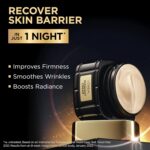 L'Oreal Paris Age Perfect Anti-Aging Midnight Cream, Face Moisturizer with Shea Butter to Reduce Wrinkles and Firm Skin, 1.7oz + Serum Sample - Image 5