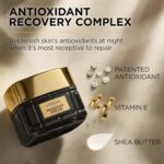 L'Oreal Paris Age Perfect Anti-Aging Midnight Cream, Face Moisturizer with Shea Butter to Reduce Wrinkles and Firm Skin, 1.7oz + Serum Sample - Image 6