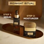 L'Oreal Paris Age Perfect Anti-Aging Midnight Cream, Face Moisturizer with Shea Butter to Reduce Wrinkles and Firm Skin, 1.7oz + Serum Sample - Image 7