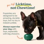 WOOF Party Pupsicle - Long-Lasting Interactive Dog Toys for Boredom - Low-Mess Design - Birthday Gifts for Dogs - Large Dog Toys - Buddy Blue - Image 5