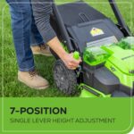 Greenworks 40V 25" Brushless Cordless (Self-Propelled) Lawn Mower (75+ Compatible Tools), (2) 4.0Ah Batteries and Dual Port Rapid Charger Included - Image 7