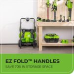 Greenworks 40V 25" Brushless Cordless (Self-Propelled) Lawn Mower (75+ Compatible Tools), (2) 4.0Ah Batteries and Dual Port Rapid Charger Included - Image 9