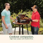 Cuisinart Grillster Portable Gas Grill, Stainless Steel Compact BBQ Grill with Locking Lid for Easy Transport, 8000 BTU Propane Grill with Dishwasher Safe Cooking Grate, Small Grill for Camping & BBQ - Image 5