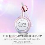 Olay Super Serum - Glow Serum for Face - Activated Niacinamide, Vitamin C & E, Collagen Peptide, AHA - 5-in-1 Benefits - Brightens, Hydrates, Smooths, Firms, Evens Tone, Proactive Anti-Aging, 1.7 Oz - Image 9