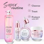 Olay Super Serum - Glow Serum for Face - Activated Niacinamide, Vitamin C & E, Collagen Peptide, AHA - 5-in-1 Benefits - Brightens, Hydrates, Smooths, Firms, Evens Tone, Proactive Anti-Aging, 1.7 Oz - Image 13