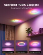 Govee Smart Recessed Lighting 6 Inch, Matter RGBIC LED Recessed Light Work with Alexa, Google Assistant, Dimmable 1100LM Canless Downlight with Junction Box for Living Room, Bedroom, Kitchen 4 Pack - Image 4