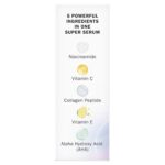 Olay Super Serum - Glow Serum for Face - Activated Niacinamide, Vitamin C & E, Collagen Peptide, AHA - 5-in-1 Benefits - Brightens, Hydrates, Smooths, Firms, Evens Tone, Proactive Anti-Aging, 1.0 Oz - Image 18