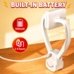 Interactive Cat Toy for Indoor Cats Automatic Hanging Door Frame Toy | Cat Toy with Feather Mouse String 360° Rotating USB Rechargeable Self Play Kitten Toy for Hunting Instinct Cat Boredom Relief - Image 5