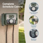 Orbit 57899 9-Station Outdoor Swing Panel Sprinkler System Timer - Image 8