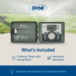 Orbit 57899 9-Station Outdoor Swing Panel Sprinkler System Timer - Image 13