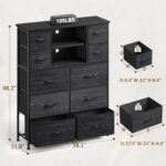 Romorgniz Dresser for Bedroom with Fabric Drawers, 48.2" H Bedroom Dresser for Entryway, Hallway, Dressing Room, Clothes Storage, Entryway - Image 4