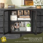 Romorgniz Dresser for Bedroom with Fabric Drawers, 48.2" H Bedroom Dresser for Entryway, Hallway, Dressing Room, Clothes Storage, Entryway - Image 6