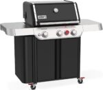 Weber Genesis E-330 Liquid Propane Gas Grill for Outdoor Cooking, 3 Burners, Black – Porcelain-Enameled Cast-Iron Grates, PureBlu Burners & Sear Zone - Image 4
