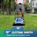 18-Inch Electric Lawn Mower, 40V Brushless Cordless Push Mower with 4.0Ah Battery & Charger, 2-in-1 Mulching/Bagging, 6-Position Height for Small to Medium Yards - Image 7