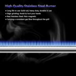 Spirit E310 Grill Parts Replacement Kit, 7636 Flavorizer Bars & 69787 Burner Tubes for Weber Spirit & Spirit II 300 Series E310 E320 E330 S310 S320 S330 (Front Control), 15.3" Heat Plates, 18" Burner - Image 7