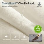 HERA'S HOUSE 116.1" Classic Mid-Century Modern Couch, Oversized L Shaped Pet Friendly Couch for Living Room, Comfy Cloud Sofa with Ottoman, 4-Seater Deep Seat, Chenille Beige - Image 5