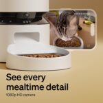 PETLIBRO Automatic Cat Feeder with Camera, 1080P HD & Night Vision, 5GHz/2.4GHz WiFi & Cam Smart Pet Feeder with App Control, 2-Way Audio, Motion Alerts for Cats & Dogs, Stainless Steel Single Tray - Image 4
