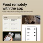 PETLIBRO Automatic Cat Feeder with Camera, 1080P HD & Night Vision, 5GHz/2.4GHz WiFi & Cam Smart Pet Feeder with App Control, 2-Way Audio, Motion Alerts for Cats & Dogs, Stainless Steel Single Tray - Image 5