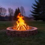 Sunnydaze Outdoor Fire Pit Ring - Heavy-Duty Round Steel Fire Ring Insert - DIY Above or In-Ground - 36-Inch Outer/30-Inch Inner Diameter - Image 7