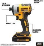 DEWALT 20V MAX 5-Tool Power Tools Combo Kit, Includes 1/2 Cordless Drill,1/4 Impact Driver, Reciprocating Saw, Circular Saw, Oscillating Tool, 5Ah Battery and Charger (DCK540D1) - Image 5