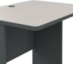 Bush Business Furniture Series A 36W Small Desk in White Spectrum and Slate, Compact Computer Table for Home or Professional Office - Image 8
