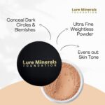 Lure Minerals Mineral Foundation Loose Powder - 8g, Mineral Makeup Face Powder Foundation (Beige Medium - Luminous) - Image 8
