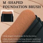 Foundation Stick, 2 in 1 Dual-Ended Long-Lasting Concealer Korean Foundation Contour Stick, Waterproof Contouring foundation with Brush, Full Coverage Matte Finish for Face Makeup(02#NATURAL) - Image 6