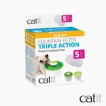 Catit Triple Action Replacement Original Water Fountain Filters, 5 Pack – Official Replacement Filters for Catit Cat Drinking Water Fountains - Image 7