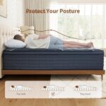 12 Inch Queen Mattress Hybrid Mattress in a Box, Memory Foam Mattress with Pocket Spring for Pressure Relief, Ergonomic Support & Motion Isolation, Medium Firm (12Inch, 152x203x30cm) - Image 6