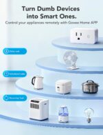 Govee Smart Plug with Energy Monitoring, WiFi Bluetooth Plug Work with Alexa and Google Assistant, 15A Smart Outlets with Timer & Group Controller, No Hub Required, ETL&FCC Certified for Home, 4 Pack - Image 4
