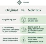 Zinus 10 Inch Full Cooling Essential Memory Foam Mattress [NewVersion], Fiberglass Free, Medium Feel, Breathable Cooling Layers, Certified Safe Materials - Image 6