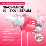 Anua Niacinamide 10 + TXA 4 Serum, Dark Spot Care, Hyaluronic Acid, Tranexamic Acid, Lightweight & Hydrating All-in-One Daily Facial Serum for Glass Skin, Korean Skincare, 1.01 fl.oz - Image 4