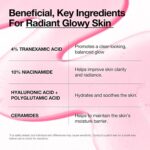 Anua Niacinamide 10 + TXA 4 Serum, Dark Spot Care, Hyaluronic Acid, Tranexamic Acid, Lightweight & Hydrating All-in-One Daily Facial Serum for Glass Skin, Korean Skincare, 1.01 fl.oz - Image 5