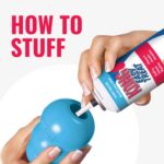 KONG Puppy - Natural Teething Rubber Chew Toy for Dogs - Stuffable Dog Toy for Extended Playtime - Chew & Fetch Toy for Puppies - for Small Puppies - Blue - Image 6