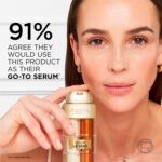 L'Oreal Paris Age Perfect Serum Le Duo, Brightening, Firming and Anti-Aging Serum for Face with Collagen Peptide, Niacinamide, Vitamin C and B3, 1 fl oz + Sample - Image 3