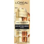 L'Oreal Paris Age Perfect Serum Le Duo, Brightening, Firming and Anti-Aging Serum for Face with Collagen Peptide, Niacinamide, Vitamin C and B3, 1 fl oz + Sample - Image 11