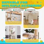 Interactive Cat Toy, Rechargeable Electric Cat Teaser, Hanging Door cat Toy, 2 Motion Modes (360° Spin & Irregular Jumping), Smart Auto Cat Toy for Exercise & Fun, Grey - Image 6