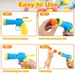 MeoHui 31Pcs Cat Ball Toy Launcher Gun,Cat Balls Fetch Toy,30Pcs Plush Fuzzy Balls Launcher Cat Toy for Cats with 1 Gun,Funny Interactive Cat Toys for Bored Indoor Adult Cats,Cute Kitten Kitty Toys - Image 7