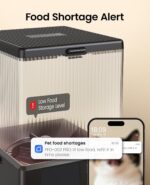 oneisall Automatic Cat Feeder with 5G WiFi, Automatic Cat Food Dispenser for 2 Cats Small Pets, 20 Cups/5L Timed Dry Food Dispenser with App Control - Image 9