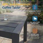 Solaste Aluminum Patio Furniture Set for All Weather, Oversized Metal Outdoor Furniture Set with 27.5" Deep Seating and 3.2" Wide Armrest, Outdoor Patio Conversation Sets with 10" Back Suport Cushion - Image 8