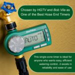 Rain Bird 1ZEHTMRP Premium Professional Grade Electronic Digital Hose End Timer/Controller, One Zone/Station, Battery Operated, Digital with Brass Inlet/Outlet - Image 9